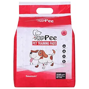 puppy training pads Super Absorbent, Water Proof, Non Slippery, 60X90cm, Large, 30 Count, White (puppy30)