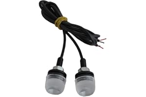Alchemy Parts Motorbike DRL Daytime Running Lights LED - Small and Discreet white Light Auxilliary lights