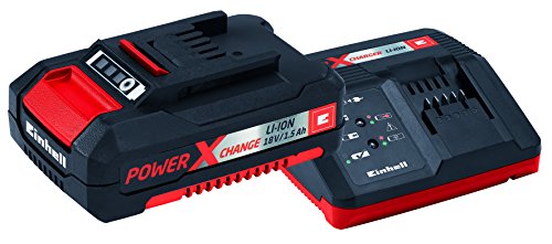 Einhell Starter Kit Akku und Ladegerät Power X-Change (Lithium Ionen, 18 V, 1,5 Ah Akku und Schnellladegerät, passend für alle Power X-Change Geräte) - 2