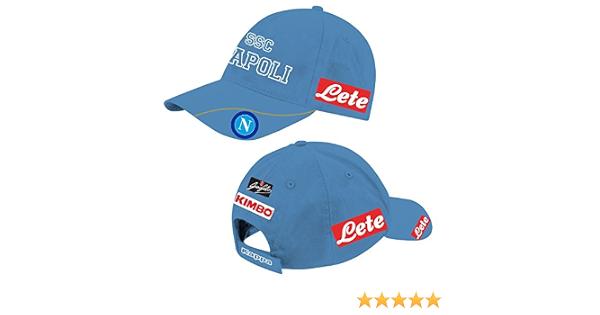 CAPPELLO CON VISIERA UFFICIALE NAPOLI AZZURRO NERO 2016/2017 CAPPELLINO  BERRETTO (Azzurro) : Amazon.it: Moda