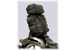 HELLS-DESIGN Sac Sacoche Sissy Bar Cuir Moto Custom