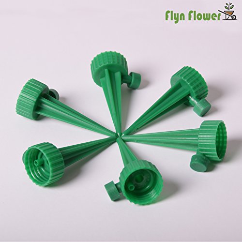 Preisvergleich Produktbild Flyn Flower / Bewässerungssystem zur Pflanzen Bewässerung Und Blumen Bewässerung (6 Waterspikes) / Ideale Wasserversorgung für Ihre Pflanzen Und Blumen Während Ihrem Urlaub