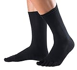 Knitido Essentials - Toe Socks, Mid-calf length, Cotton
