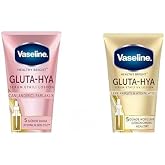 Vaseline Gluta Hya Serum Etkili Losyon Canlandırıcı Parlaklık 200 ml ve Vaseline Gluta Hya Serum Etkili UV Losyon Leke Karşıt