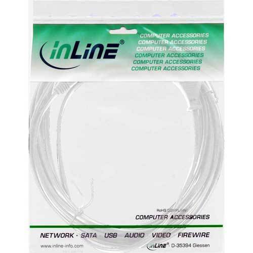 3 Stück InLine Netzstecker an Euro 8 Buchse NetzKabel (1,5m) weiß - 2