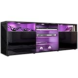 Meuble de tv moderne coloris blanc _ granada  Comparez et achetez moins cher