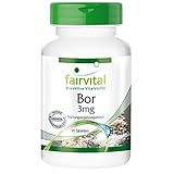 Bor 3mg, Boron, Natriumtetraborat, vegan, ohne...