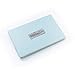 A stylish pocket-sized photo album for 'Baby's Scan Photos' in soft blue