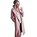 Produktbild Winter Mantel Damen,Langer Mantel Revers Parka Jacke StrickjackeOutwear (L, Rosa)