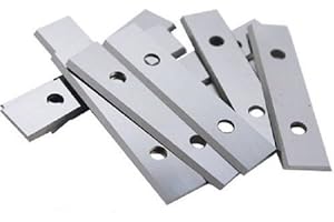 WADKIN BURSGREEN Box of 10 Off - 50x12x1.5mm TCT Carbide Inserts/Scrapers/Planer Blades for Rebate Spindle Moulder Cutterheads CMT Trend Axminster Charnwood Holzmann