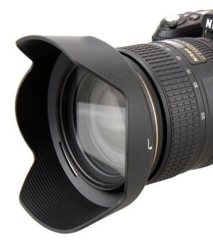 Maxsimafoto Pare-soleil d objectif pour Nikon HB - 53   AF-S NIKKOR objectif 24   120 mm f 4 G ED VR