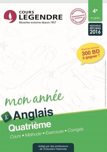 Book's Cover of Anglais 4e