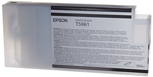 Epson T5961 C13T596100 - Cartouche d'encre d'origine - Noir photo (Photo Black) pour Stylus Pro - 350ml