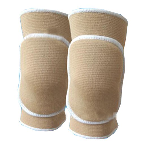 Black Temptation Exercise & Fitness Knee Brace Yoga/Dance/Joint Pain Knee Pads L White