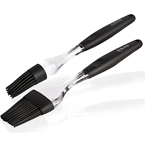 2er Set Premium Backpinsel — BBQ – Grillpinsel – Back Pinsel – Grill Pinsel im Silikon Design Küchenhilfe Zubehör - 7