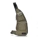 Produktbild Reeseiy Canvas Schultertasche Mond Mongolei Brust Tasche Notebook Rucksack Vintage Casual Jugendliche Notebooktasche Daypacks (Color : Army Green, Size : One Size)