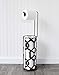 Produktbild Inspiriert Living: Vanderbilt Home: freistehend Toilettenpapier Spender Tower in Bronze. Beekman Collection Made mit stabilem thermobond Stahl; Maße: 66 cm (H) 17,8 cm (W) 17,8 cm (L) Hält 4 Rollen;