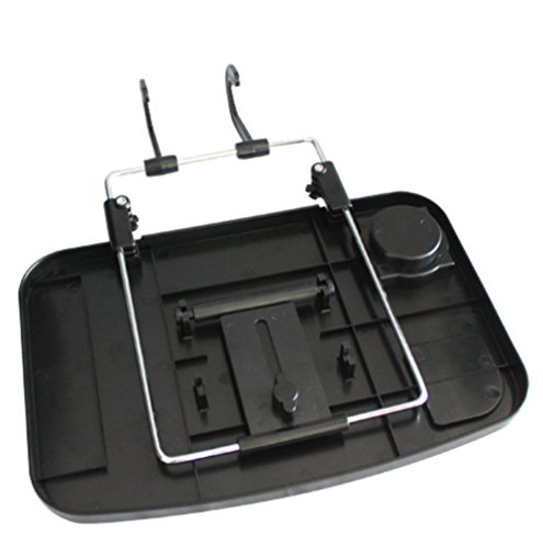 DaoRier Faltbare Auto-Rücksitz Laptop-Halter Auto Laptop Halterung Getränkehalter Notebooktisch KFZ Tischhalterung Schwarz - 5