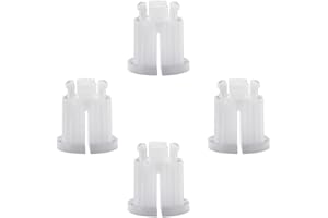Schläfer 451415 | Adaptateur pour poignée de robinet mitigeur et mélangeurm insert croisillons carrés Adaptateur clips blanc, Fixation Croisillon sur Tête de Robinet- 4pcs