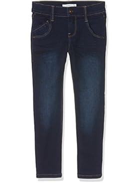 NAME IT Jungen Jeans Nittax Reg/Slim Dnm Pant Mini Noos, Blau (Dark Blue Denim), 110