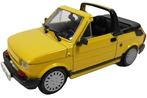 OPO 10 - Auto da Collezione 1:43 Compatibile con Fiat 126P gialla (P93)