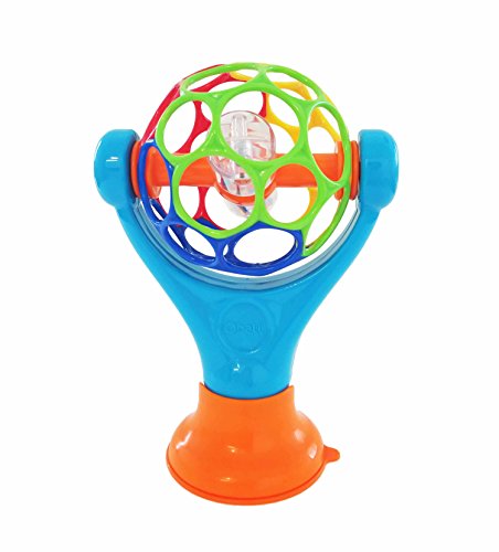 Preisvergleich Produktbild Oball 81529 Bunter Rassel-Ball mit Saugnapf