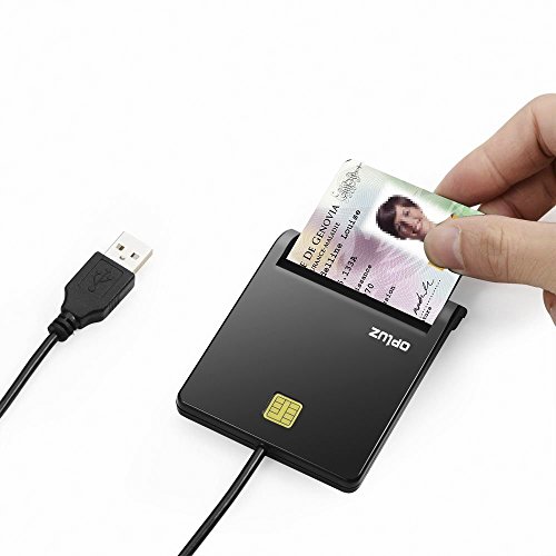 Smart Card Reader, opluz Tax Kartenleser | DOD Military & gemeinsamen Zugang CAC USB Smart Card Reader Kompatibel mit Mac OS und Windows - 2