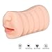 Produktbild ASTER Masturbatoren realistische Masturbator mit 3D Zunge und Realistischer Mund und Medizinisches weiches TPR Material 100% Wasserdicht für Männer