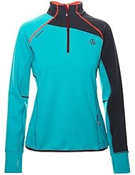 Ternua Adilet 1/2 Zip W Camiseta, Mujer, Verde (Jade), L