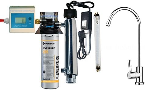 Water Kit Everpure 2DC UV Sterilizer Clarifier and Piusi Micro Filtration