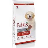 Reflex Y&uuml;ksek Kaliteli Biftekli ve Pirin&ccedil;li Yavru K&ouml;pek Maması 15 Kg