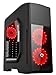 Chiptronex Ghost GNX200 Mid Tower Full ATX Gaming Case/ Cabinet With Matte glass front and top panel / Transperent Side Panel ( 3 LED fans Incld) and Fan Controller / Without SMPS RS.3299.00
