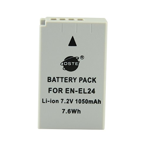 DSTE EN-EL24 Li-ion Batterie  2-Pack  et chargeur USB costume pour Nikon 1 J5