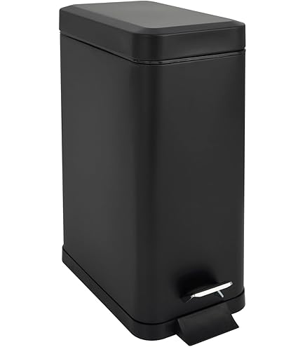 SONGMICS keukenprullenbak, 20 liter prullenbak met deksel, pedaalemmer, staal, soft close, openhoudfunctie, met binnenemmer, breed antislippedaal, wolkenwit LTB542W02