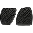 Nutoluck Break And Clutch Paddle Cover | For Nissan Micra Sunny | Car Brake/Clutch Pad | Foot Rests | Non-Slip Protector For Clutch & Brake, Set Of 2 (2)