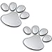 Produktbild exoca (TM) 2 Auto Aufkleber 3D Hund Bär Footprints Chrome Badge Emblem Auto Aufkleber Aufkleber für BMW E34 E36 E60 Jacke E46 E39 X1 X3 X6