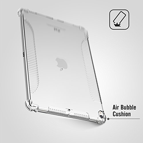 MoKo Hülle für iPad Pro 10.5 Zoll 2017 – Soft Flexible TPU Kristall Klar Schale Schutzhülle Stoßdämpfung Crystal Case Cover Durchsichtig für Apple iPad Pro 10.5 Tablet, Transparent - 6