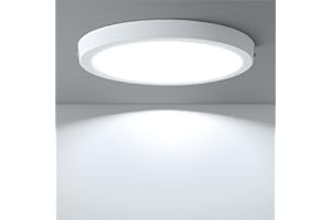 CHENBEN Iluminación de techo para baño,30W 6500K 3000LM Lampara Techo LED,Plafones LED de Techo Ultrafino Resistente Al Agua Y Al Polvo,Adecuado Para Interior Cocina,Dormitorio,Salon,Baño