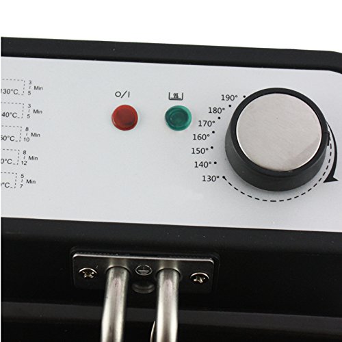 Xl 5liter Edelstahl Fritteuse Mit 3 Frittierkrben Regelbarer Thermostat Bis 190c 3000watt Xl 5liter Edelstahl Fritteuse Mit 3 Frittierkrben Regelbarer Thermostat Bis 190c 3000watt