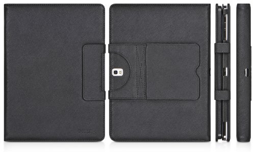 DONZO Tasche inkl. Bluetooth Tastatur (deutsches Tastaturlayout, QWERTZ) für Samsung Galaxy tab pro 10.1 T520 & T525 mit Standfunktion – schwarz - 2