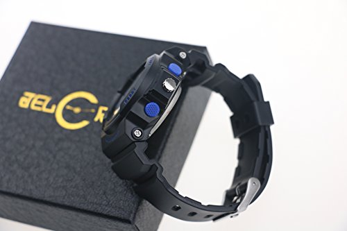 Kinderuhren-JungenKinder-Digital-Uhren-Sport-Wasserfest-Digital-Und-Analog-Armbanduhr-Blau