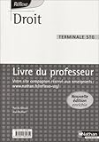 Image de Droit Tle STG : Livre du professeur