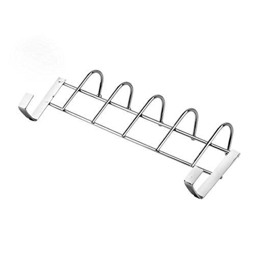 Bad Handtuch Halter Türhängeleiste, 5 Haken, Metall verchromt - 9
