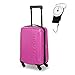 Produktbild Leonardo Koffer Pink & Kofferwaage Reisegepäck Trolley Handgepäck Hardschale Boardcase
