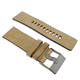 Diesel Uhrband Wechselarmband LB-DZ7342 Original Ersatzband DZ 7342 Uhrenarmband Leder 26 mm Beige
