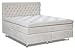 Produktbild Boxspringbett MINDORO, Box: Bonellfederkern, Matratze: Taschenfederkern, Top Matress: Schaumstoff - Abmessung: 120 x 200 cm - Farbe: Weiß