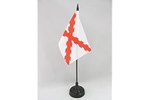 AZ FLAG Bandera de Mesa del DUCADO DE BORGOÑA 15x10cm - BANDERINA de DESPACHO DUCHÉ DE Bourgogne - Francia 10 x 15 cm