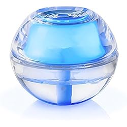 Mini Humidificador Ultrasónico USB, YCTA® 120ml Humidificador Portátil, Purificador de Aire, Cool Mist Humidifier con Auto Shut Off y colores luz LED nocturna para Casa/Oficina/Spa/Yoga/etc. (Blue)
