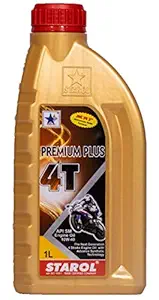 STAROL 4T Premium Plus 10W-40 Semi-Synthetic Engine Oil API SM for Bike (1 L)