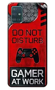 DonumClub Gamer at Work Gaming Printed Designer Hard Back Case Cover for Samsung Galaxy A51 SM-A515F|DSN |A51 - New PSK2003